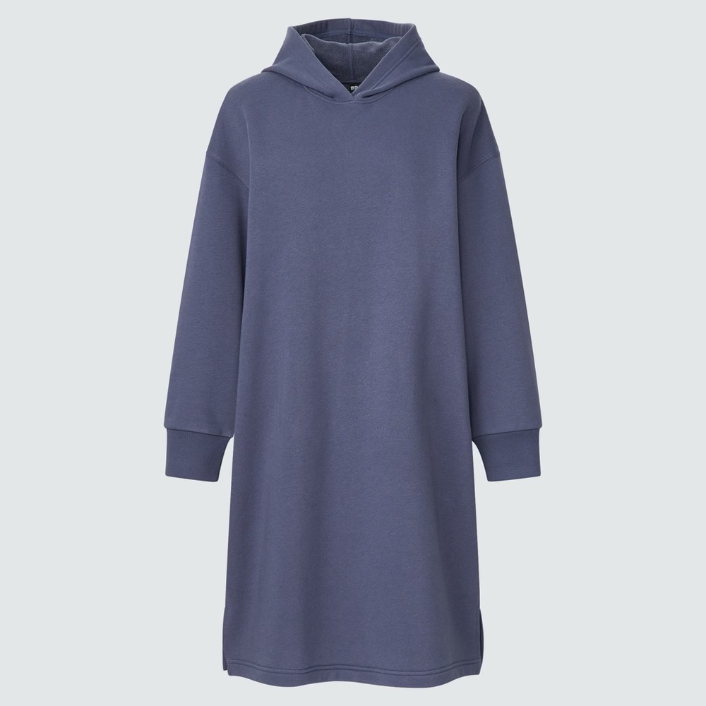 Sweat Hoodie Long-Sleeve Dress